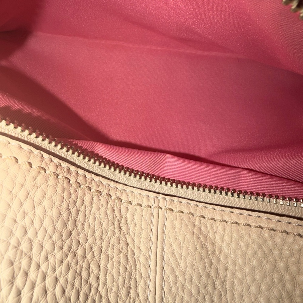 Coach Cream Leather Hobo Bag# F13731 - Picture 14 of 14